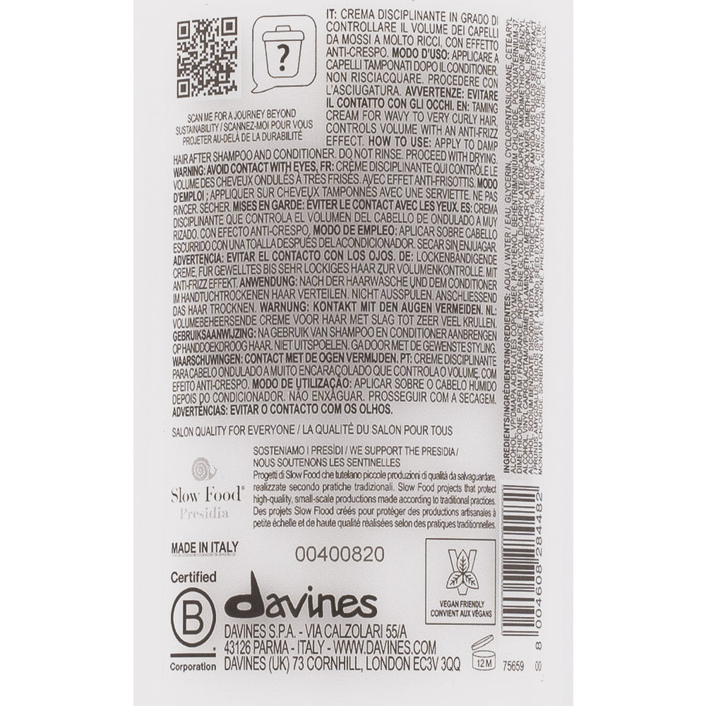 Davines Essential Haircare Love Curl Controller 150ml - crema anticrespo capelli ricci