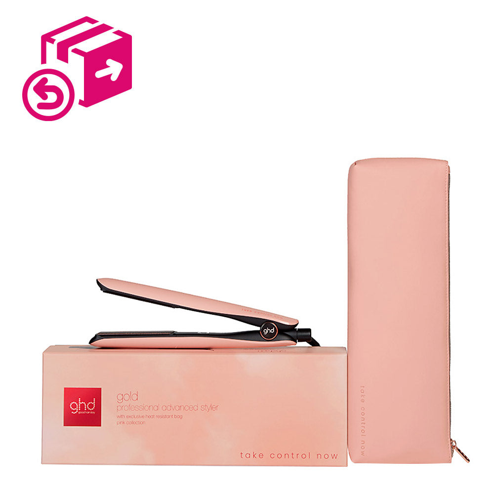 Hair Gallery Resi Come Nuovi Ghd Gold Pink -  imballaggio e pochette danneggiati