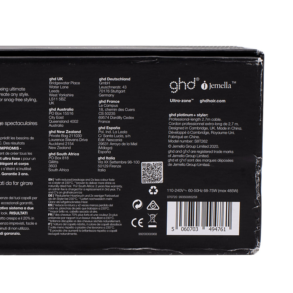 Hair Gallery Resi Come Nuovi  Ghd Platinum+ Black- imballaggio danneggiato