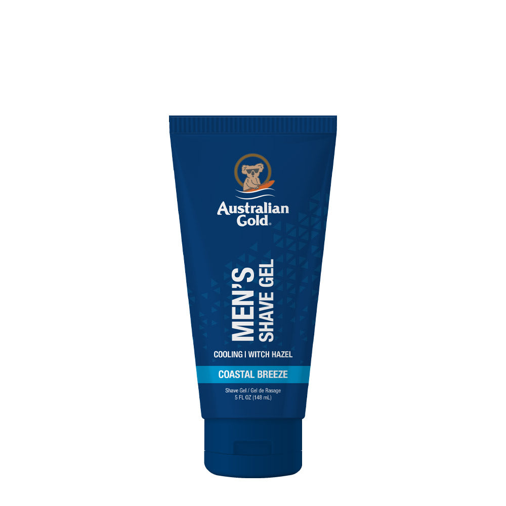Australian Gold Men's Shave Gel Coastal Breeze 148ml - crema da barba antiage