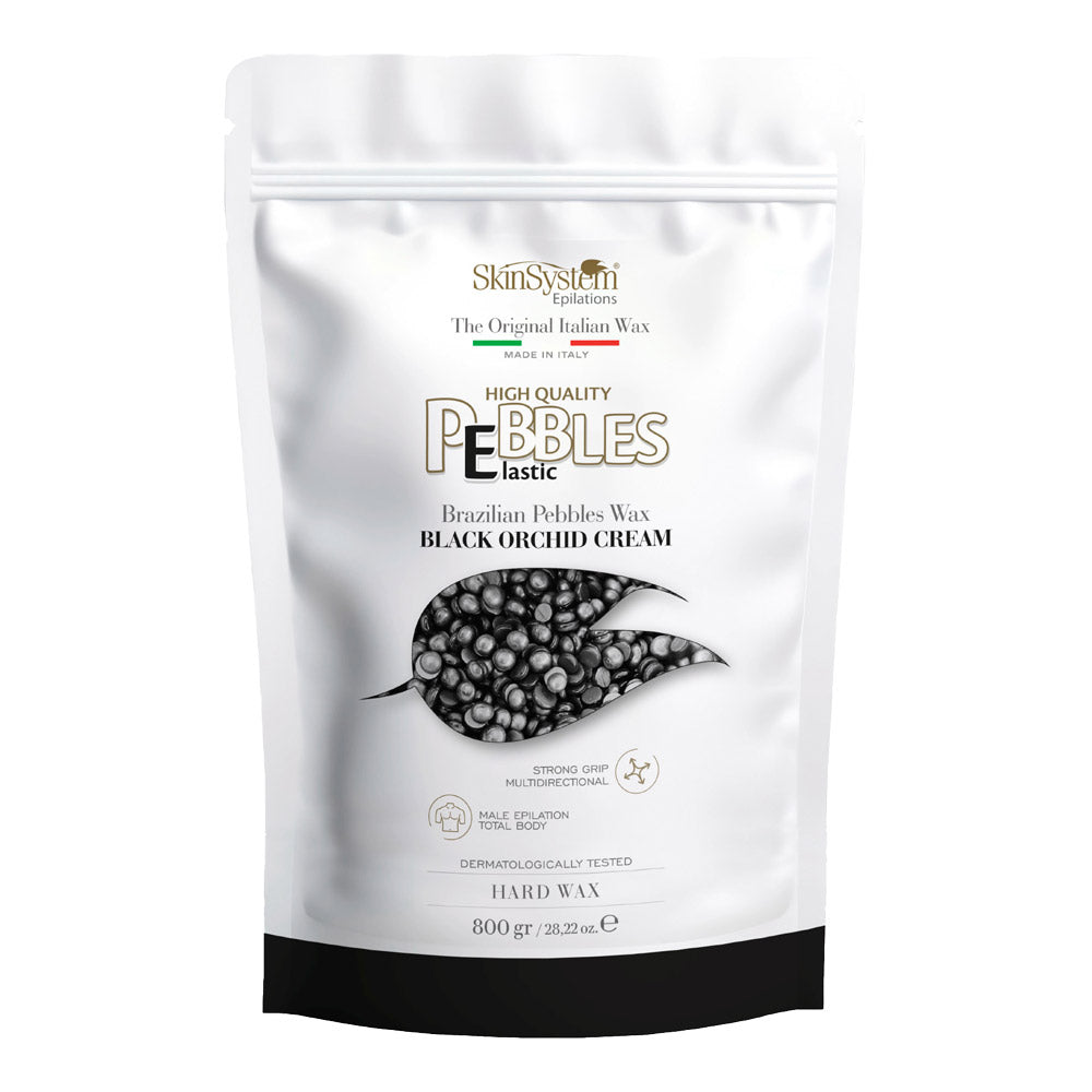 SkinSystem Le Pebbles High Quality Brazilian Pebbles Wax Black Orchid Cream 800g