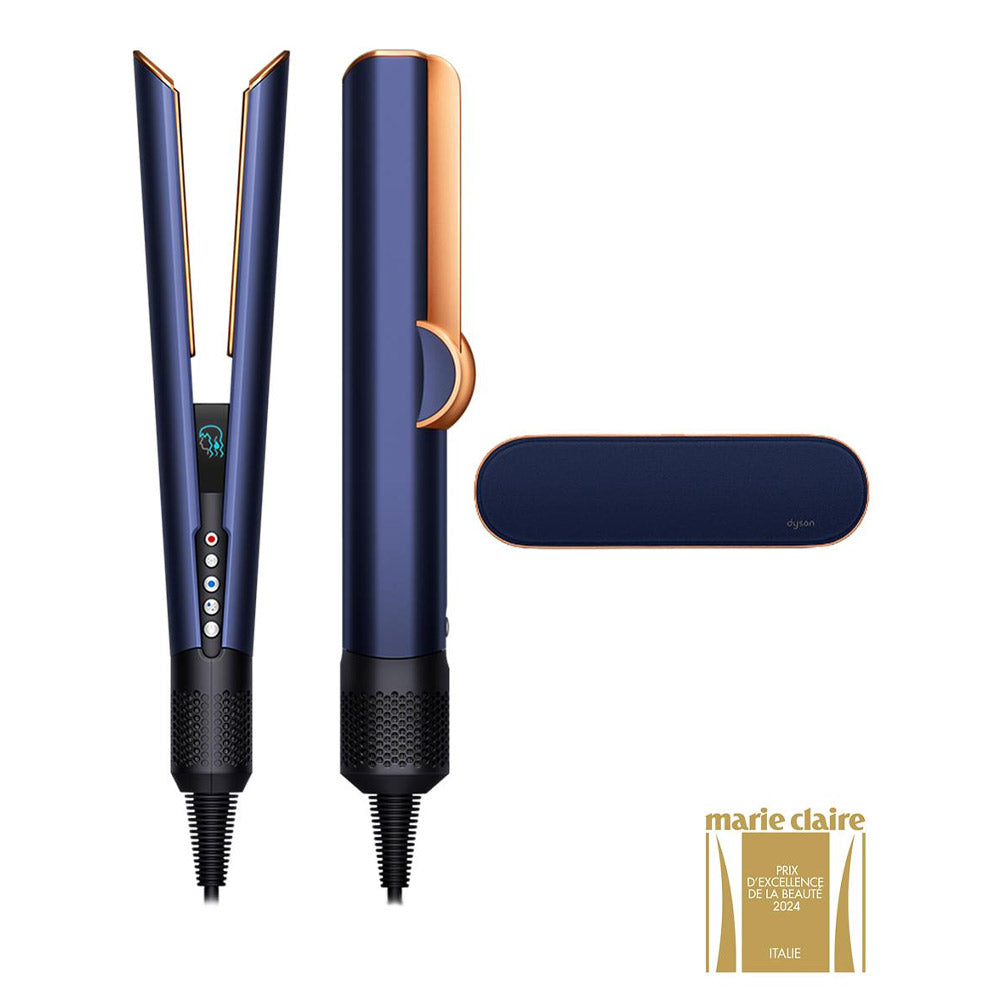 Dyson Airstrait Blu di Prussia - Rame - strumento 2 in 1  per asciugare e lisciare