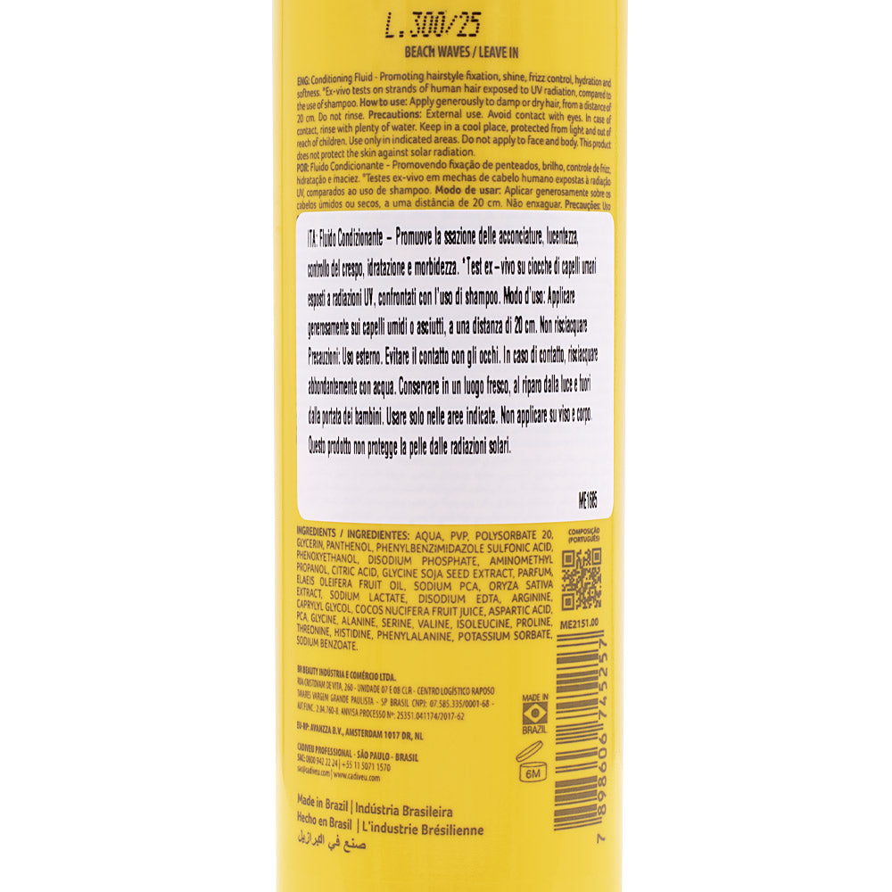 Cadiveu Sol Do Rio Beach Waves Leave-In Conditioner 215ml - fluido leave-in