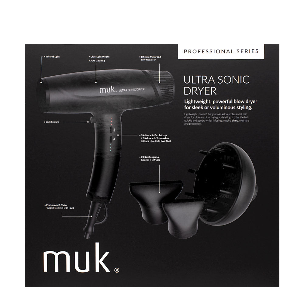 Muk Ultra Sonic Dryer Pro - asciugacapelli