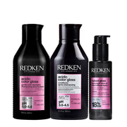 Redken Acidic Color Gloss Shampoo 300ml Conditioner 300ml Naked Gloss Oil 100ml