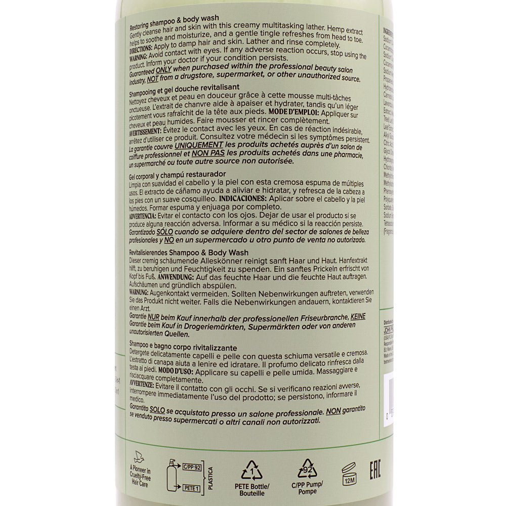 Paul Mitchell Tea Tree Hemp Restoring Shampoo & Body Wash 1000ml