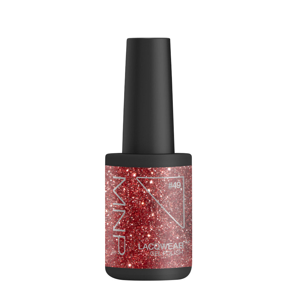 Mesauda Lacqwear Gel Polish 49 Glitter Pink 10ml - smalto semipermanente