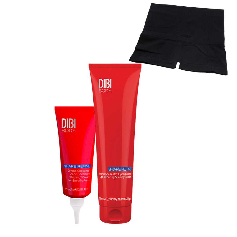 Dibi Milano Shape Refine Crema Snellente Zone Specifiche 75ml Crema Liporiducente 300ml + Culotte Taglia L/XL OMAGGIO
