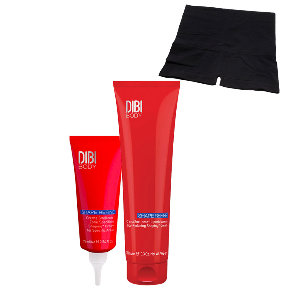Dibi Milano Shape Refine Crema Snellente Zone Specifiche 75ml Crema Liporiducente 300ml + Culotte Taglia S/M OMAGGIO