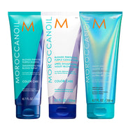 Moroccanoil Blonde Perfecting Purple Shampoo 200ml Conditioner 200ml High Shine Gloss Mask 200ml