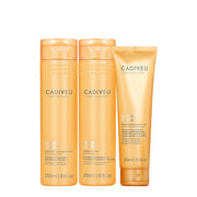 Cadiveu Nutri Glow Sulphate Free Shampoo 250ml Conditioner 250ml Leave-In 150ml