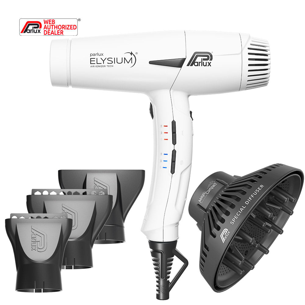 Parlux Elysium + Magic Compact Bianco - asciugacapelli con diffusore