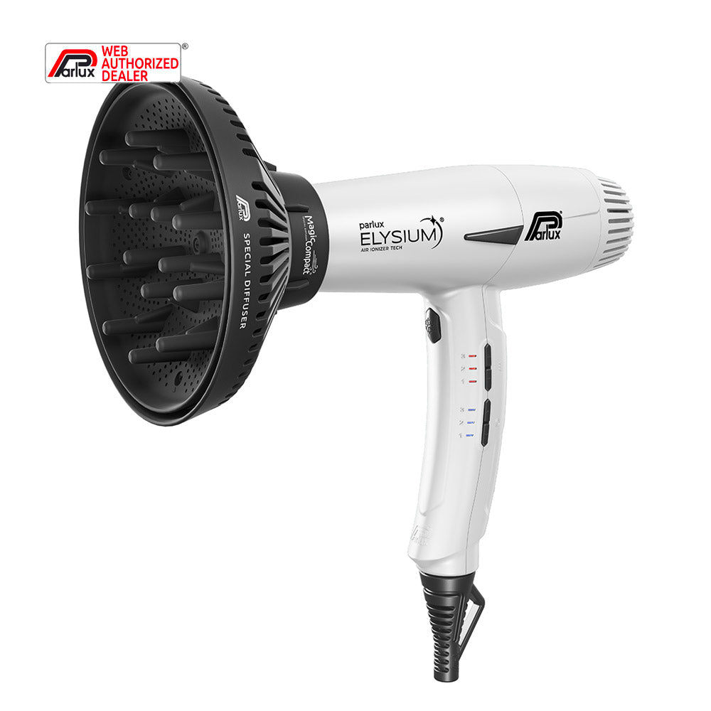 Parlux Elysium + Magic Compact Bianco - asciugacapelli con diffusore