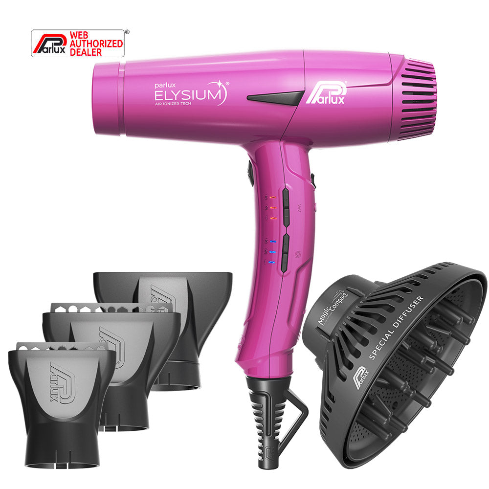 Parlux Elysium + Magic Compact Fucsia - asciugacapelli con diffusore