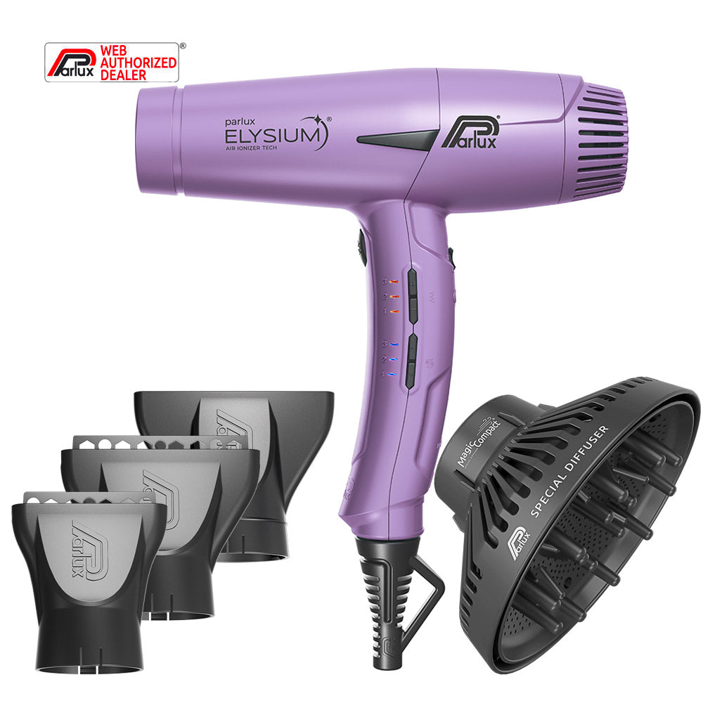 Parlux Elysium + Magic Compact Lilla - asciugacapelli con diffusore