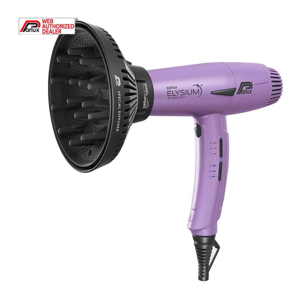 Parlux Elysium + Magic Compact Lilla - asciugacapelli con diffusore