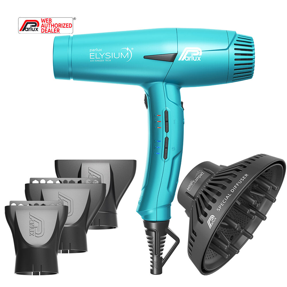 Parlux Elysium + Magic Compact Azzurro Galassia - asciugacapelli con diffusore