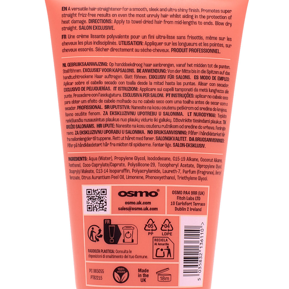 Osmo Straight Fluid Smoothing Creme 150ml - crema lisciante