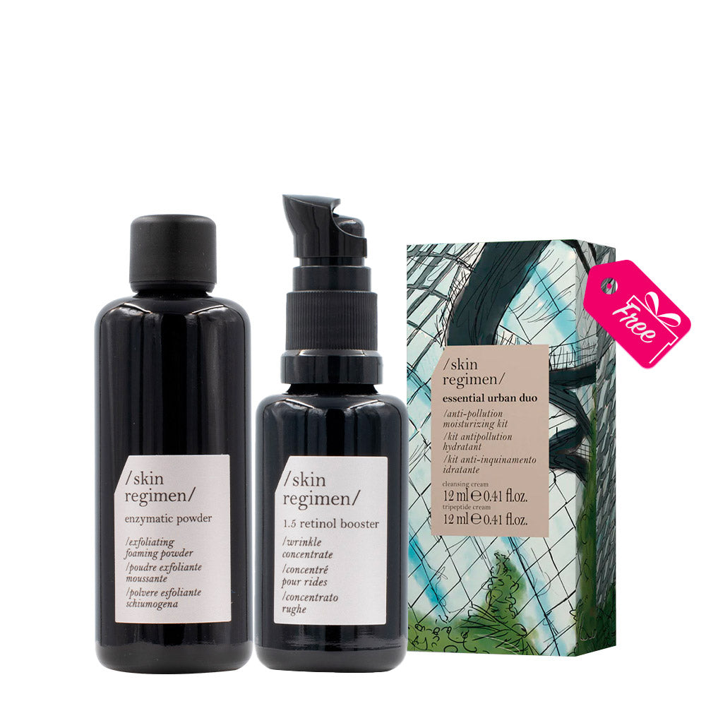 Comfort Zone Skin Regimen Enzymatic Powder 55gr 1.5 Retinol Booster 25ml + Essential Urban Duo 2x12ml OMAGGIO