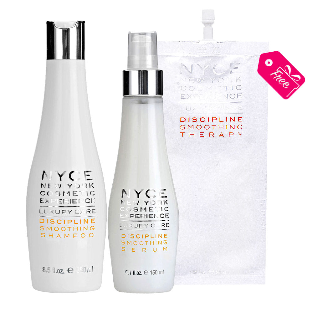Nyce Luxury Care Discipline Smoothing Shampoo 250ml Serum 150ml + Therapy Cream 20ml OMAGGIO