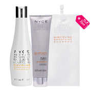 Nyce Luxury Care Discipline Smoothing Shampoo 250ml Curl Flexy Cream 150ml +  Shampoo 20ml OMAGGIO