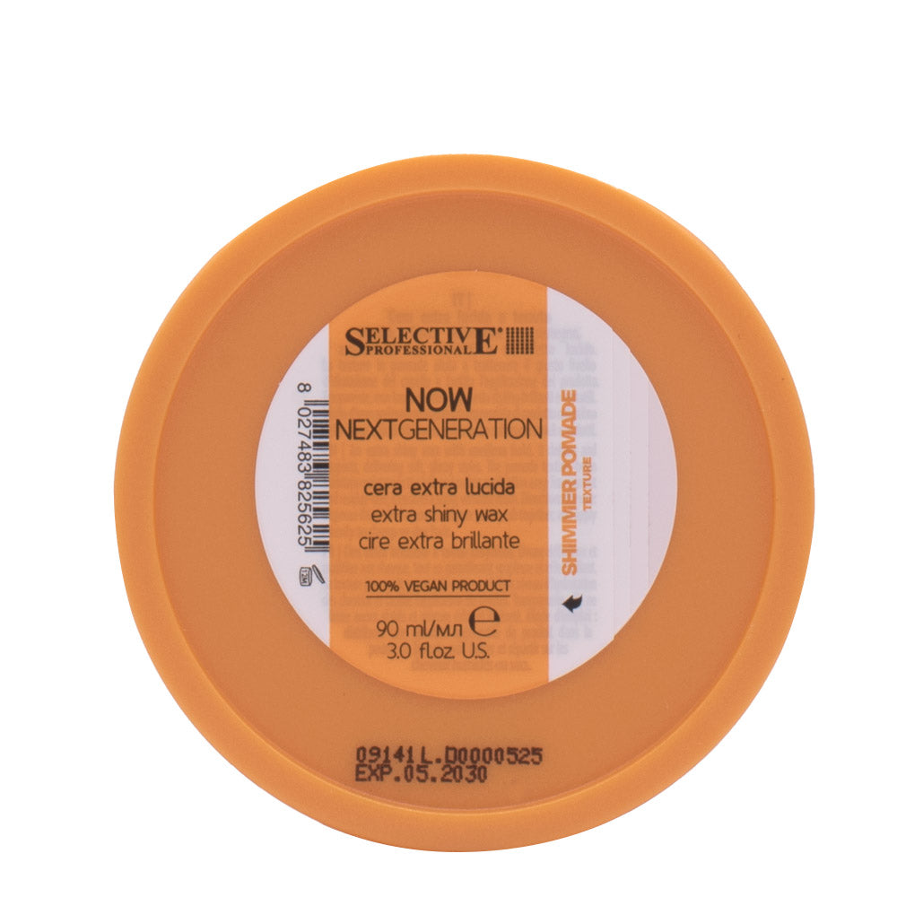 Selective Professional Now Next Generation Shimmer Pomade 90ml - cera extra lucida