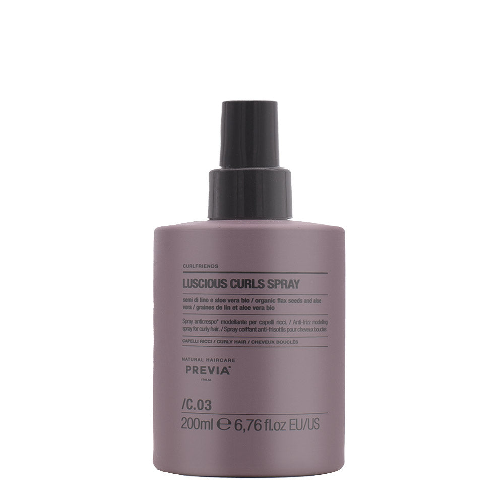 Previa Curlfriends Luscious Curls Spray 200ml - spray modellante anticrespo capelli ricci