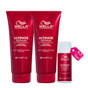 Wella Ultimate Repair Conditioner 200ml X2 + Shampoo 50ml OMAGGIO