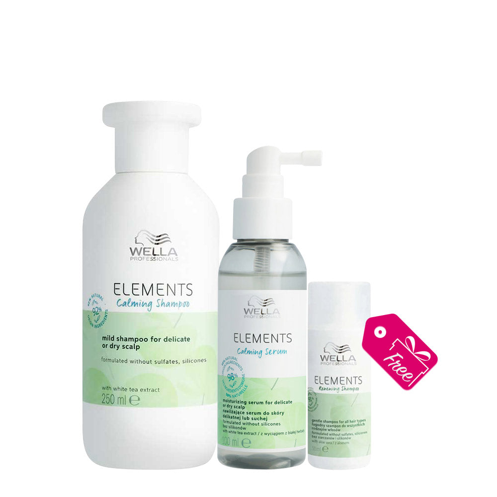 Wella New Elements Shampoo Calm 250ml Serum 100ml + Shampoo 50ml OMAGGIO