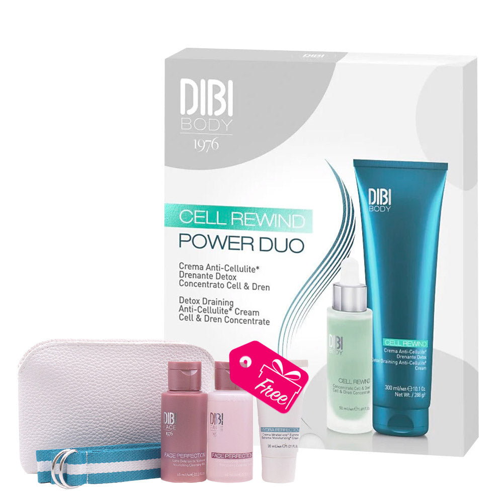 Dibi Milano Cell Rewind Power Duo Collection Kit Corpo Anti-Cellulite + Hydra Perfection Beauty Collection OMAGGIO