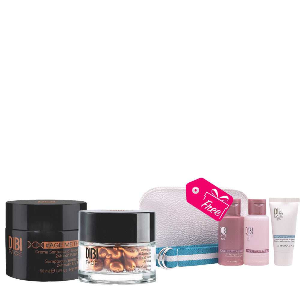 Dibi Milano Age Method Capsule Concentrate Di Giovinezza   Crema Sontuosa di Giovinezza 50ml + Beauty Collection OMAGGIO