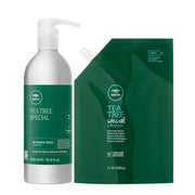 Paul Mitchell Tea Tree Special Shampoo Aluminium Bottle 500ml + Refill 1000ml