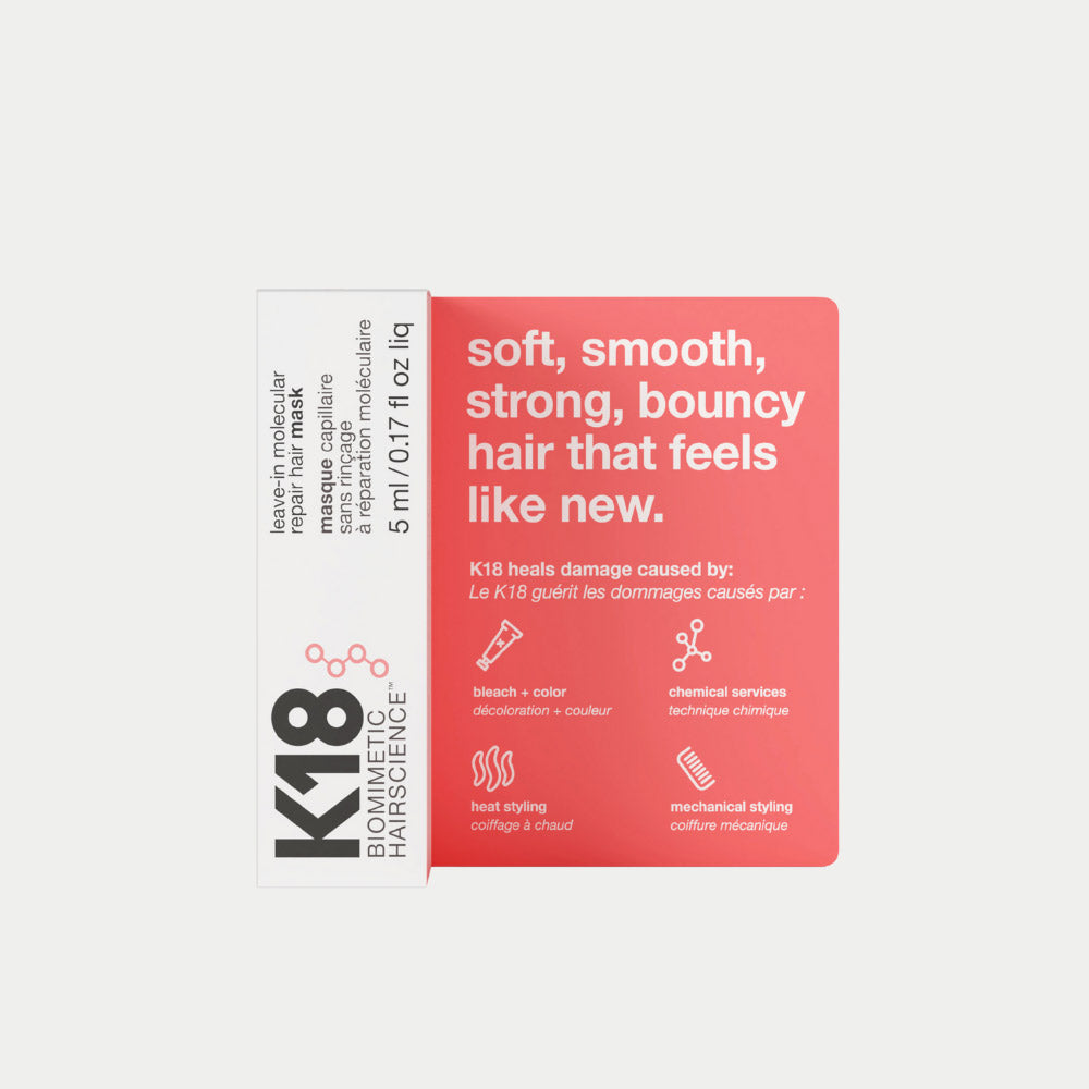 K18 Molecular Repair Hair Mask 5ml - trattamento leave-in capelli danneggiati