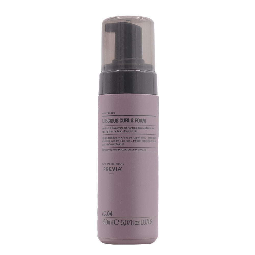 Previa Curlfriends Luscious Curls Foam 150ml - schiuma capelli ricci o mossi