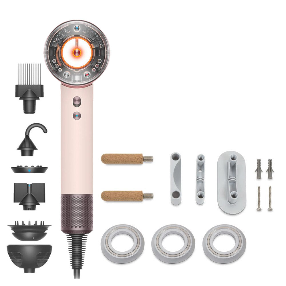 Dyson Supersonic Nural Phon Rosa Cipria / Oro Rosa + Supporto Parete OMAGGIO
