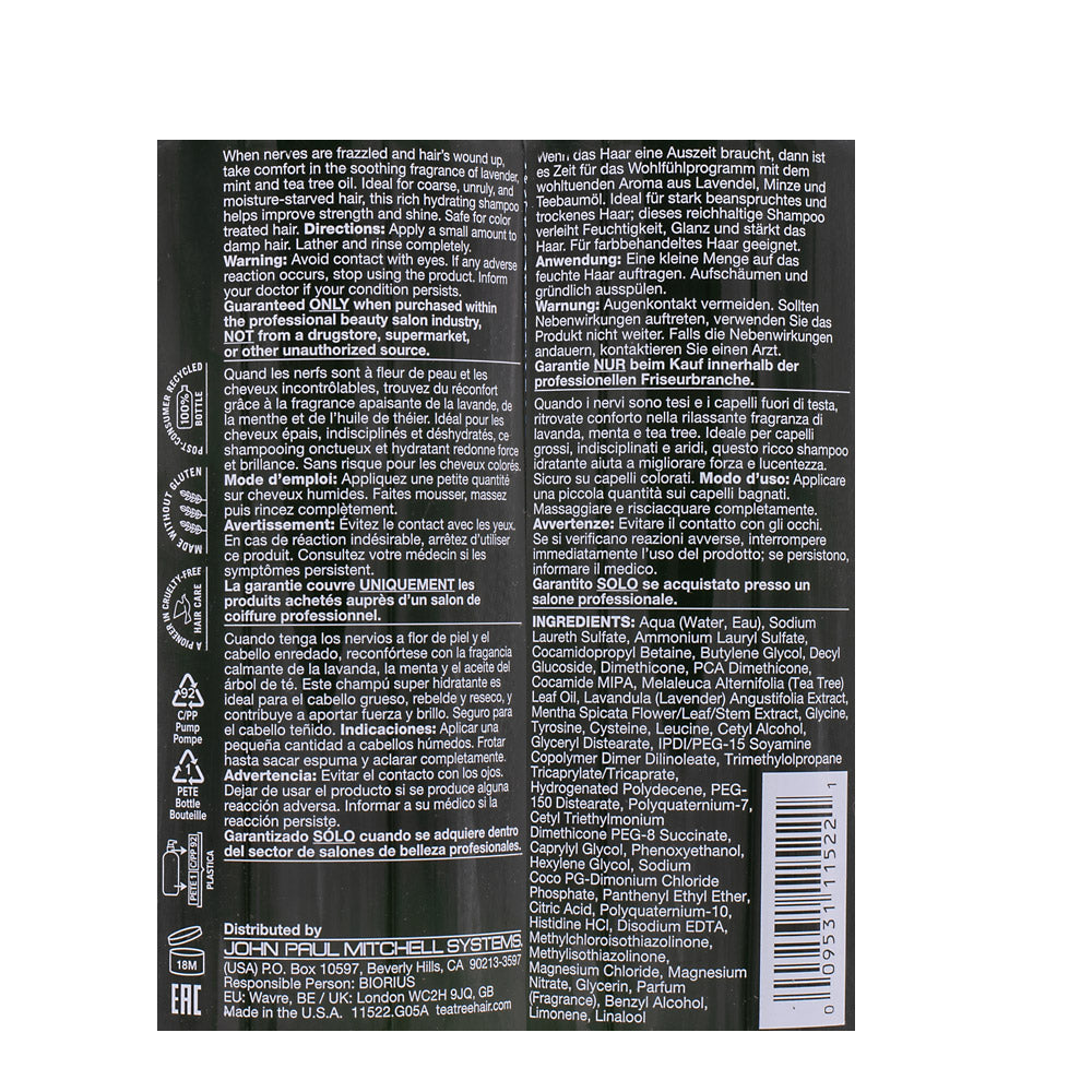 Tea Tree Lavender Mint Moisturizing Shampoo 1000ml