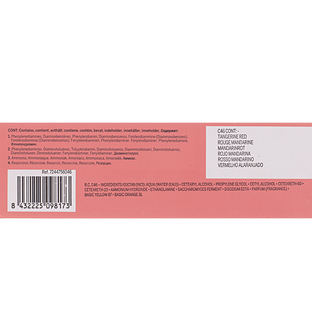 Revlonissimo Cromatics  C46 Rosso Mandarino 75ml - colorazione permanente