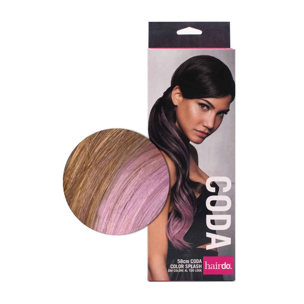 Hairdo Coda Color Splash Ginger Blonde / Lavander 58 cm - coda lavanda