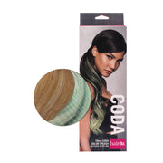 Hairdo Coda Color Splash Ginger Blonde / Light Green 58cm - coda verde chiaro