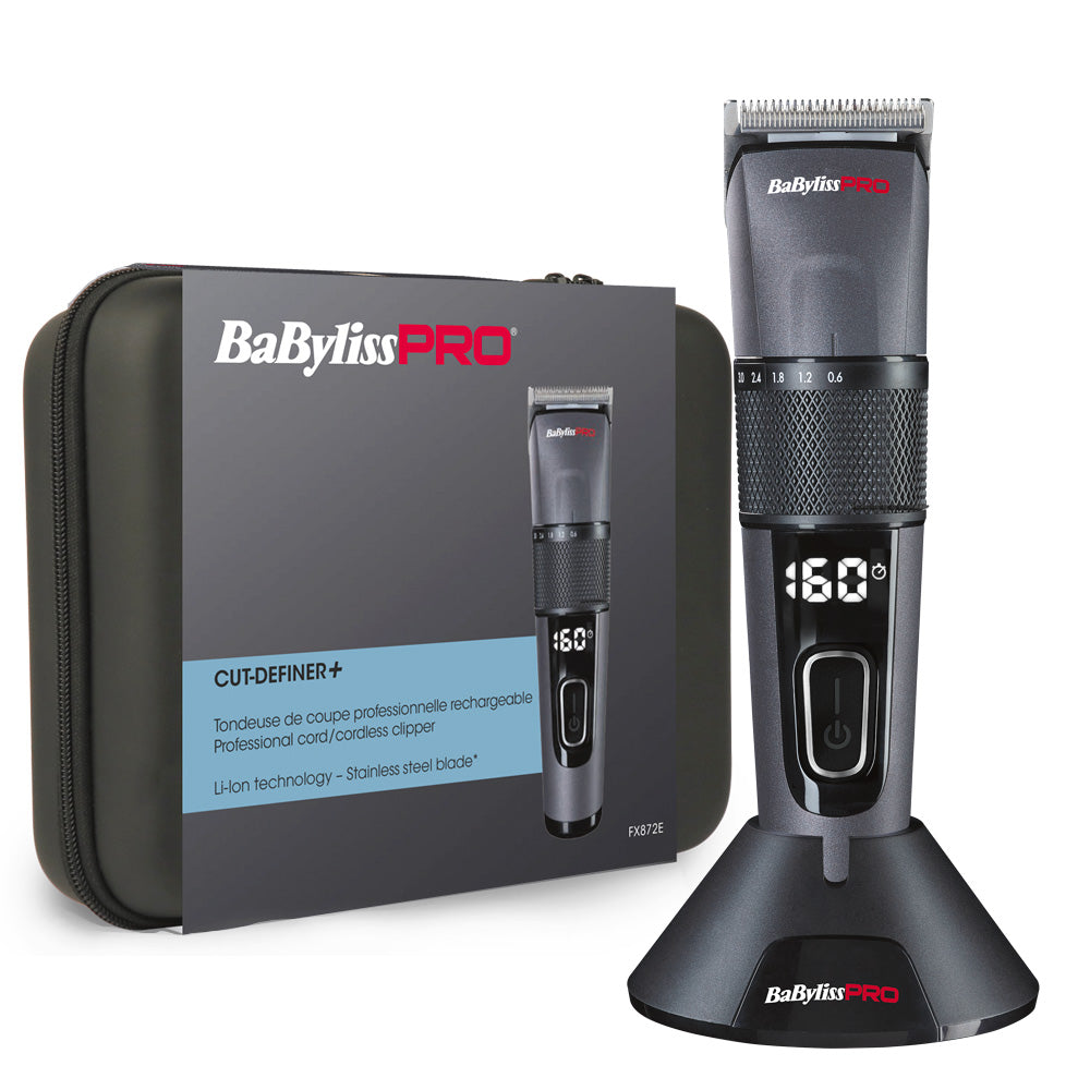 Babyliss Pro Tosatrici/Tagliacapelli Clipper Batteria al Litio con Display FX872